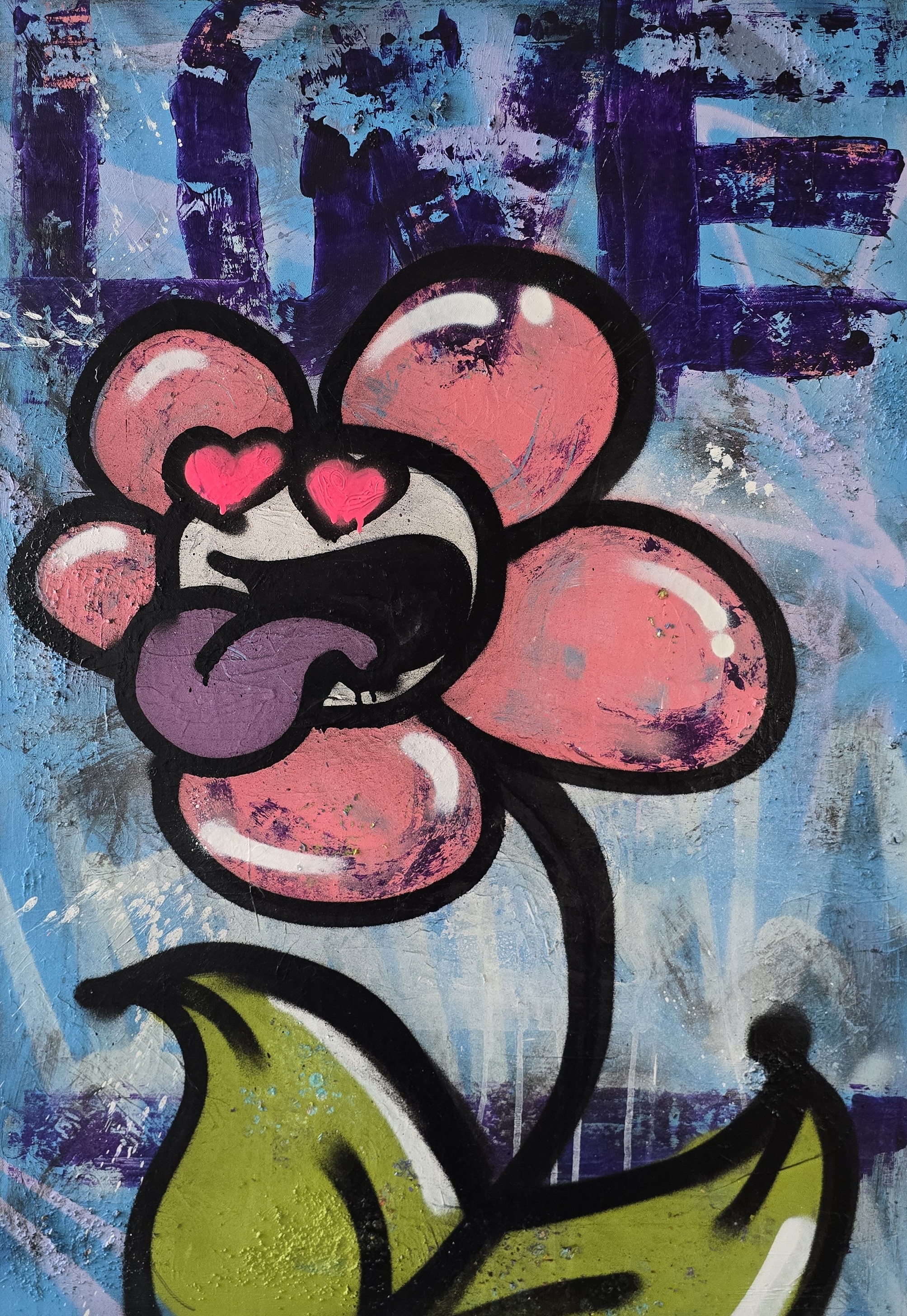 Kunstwerk Geile Blume von Tobias Kutz